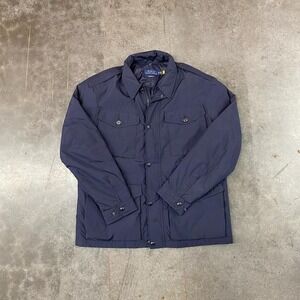 Polo Ralph Lauren Jacket Blue Performance Field Utility Military Mens Size XL